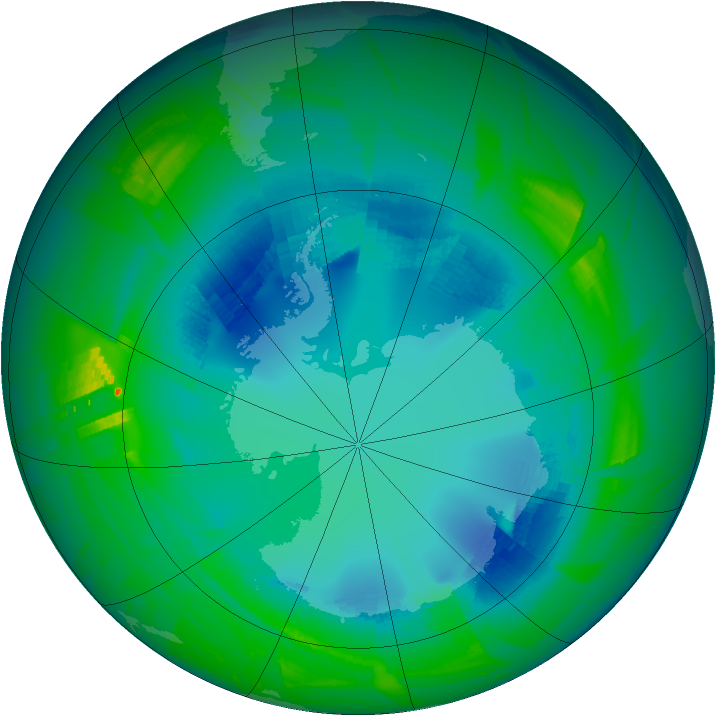 Ozone Map 2010-08-16